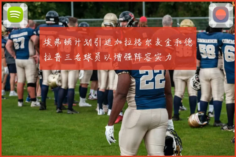 埃弗顿计划引进加拉格尔麦金和德拉普三名球员以增强阵容实力